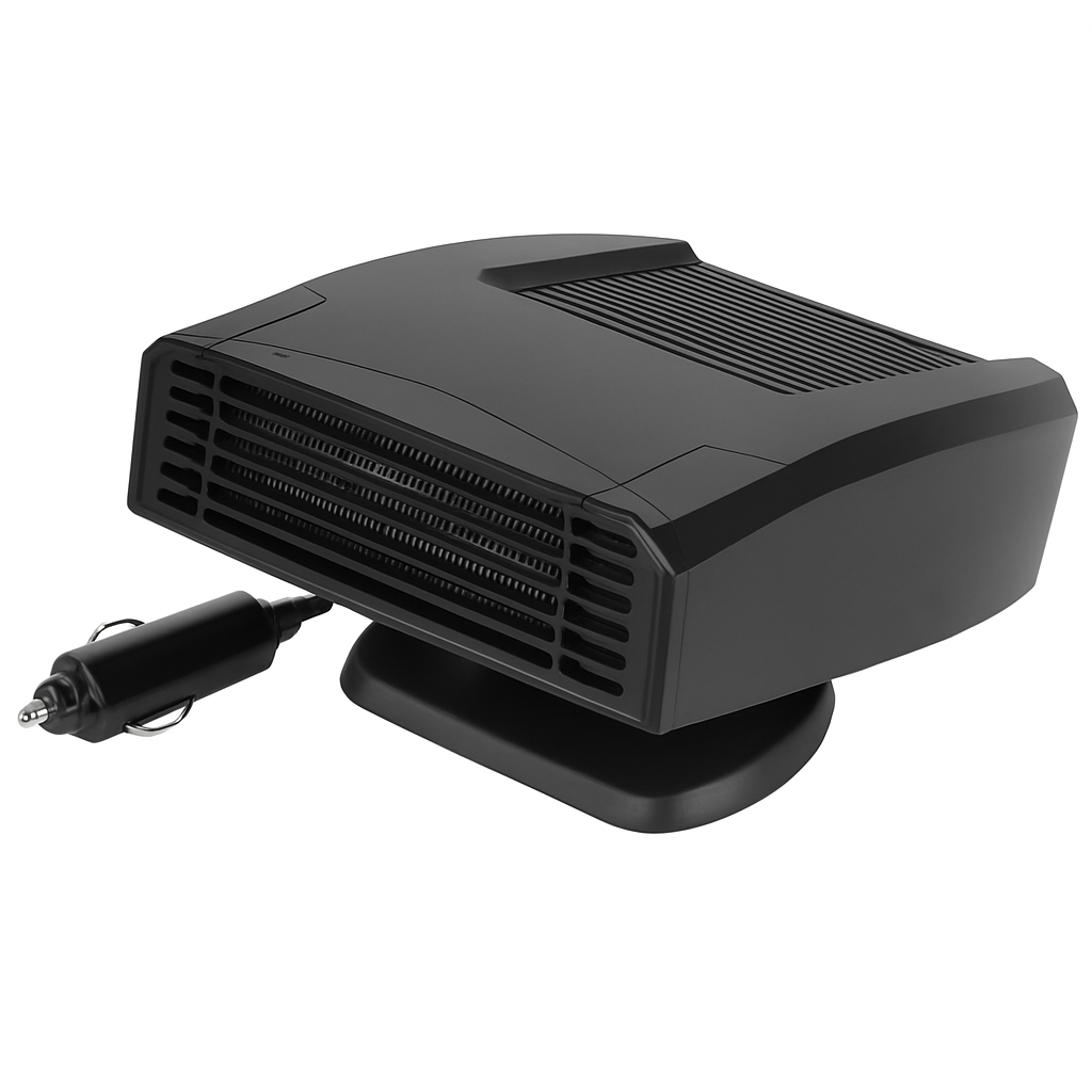 Portable Car Heater with Defogger and Rotating Base