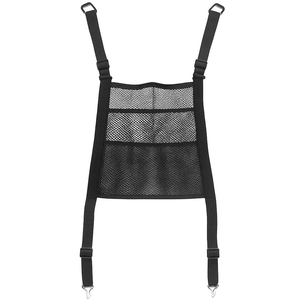 Car Mesh Organizer 3-Layer Backseat Net Storage