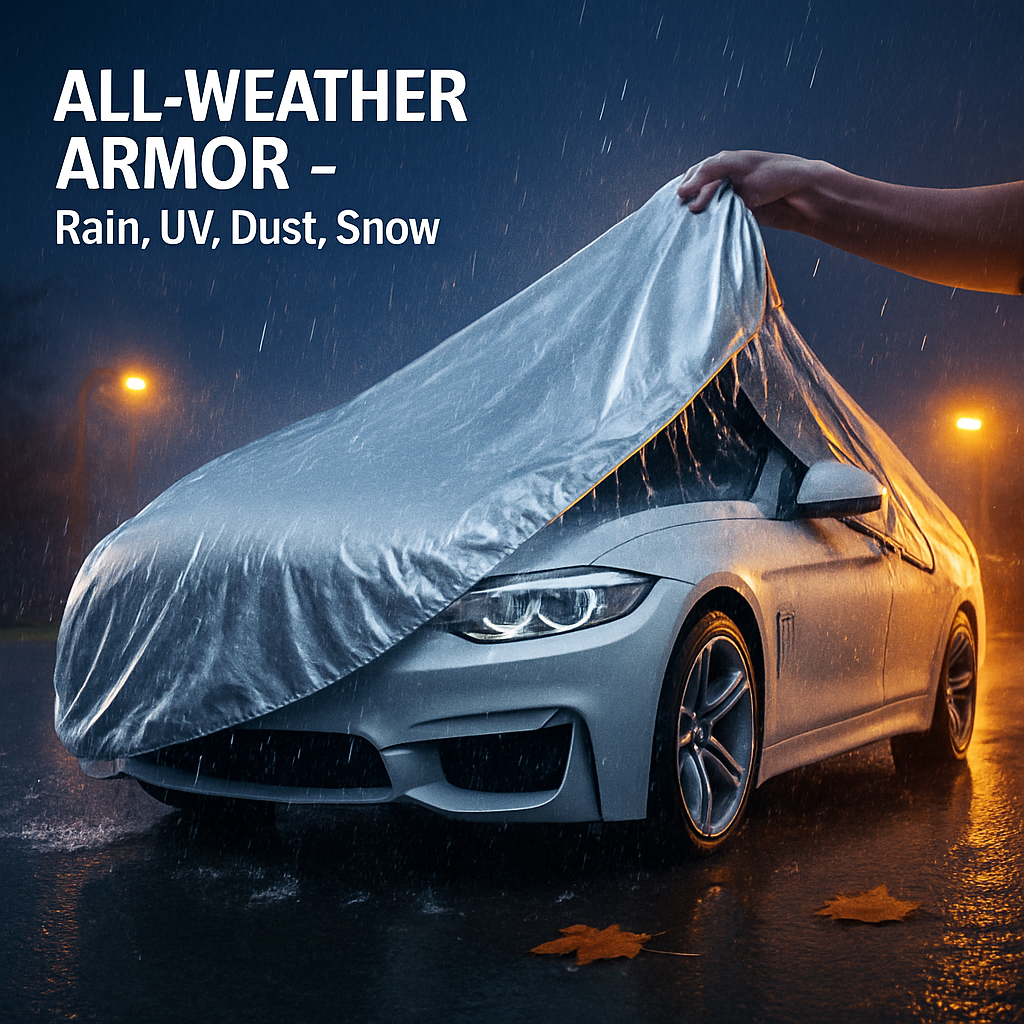 Full Car Cover for Sedans - All Weather UV Protection