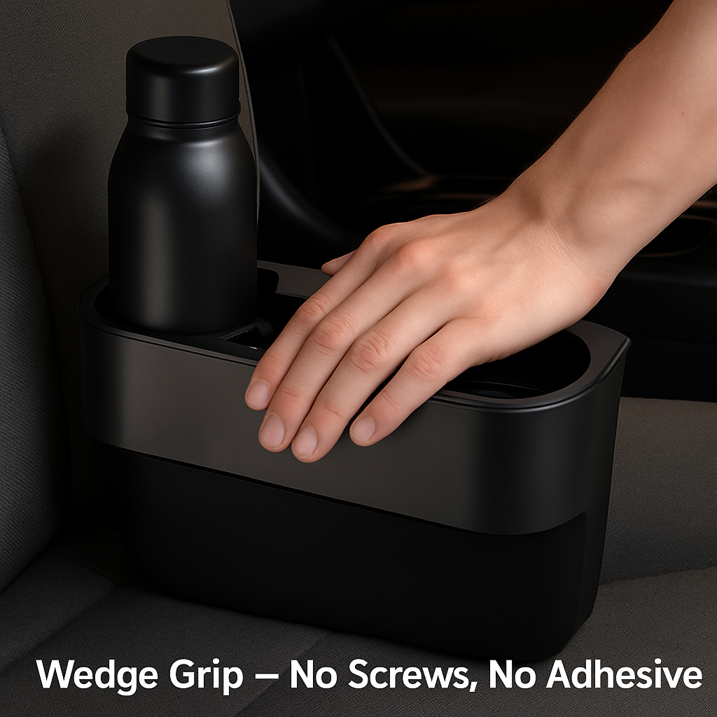 Car Seat Gap Cup Holder Wedge for Storage and Organizer