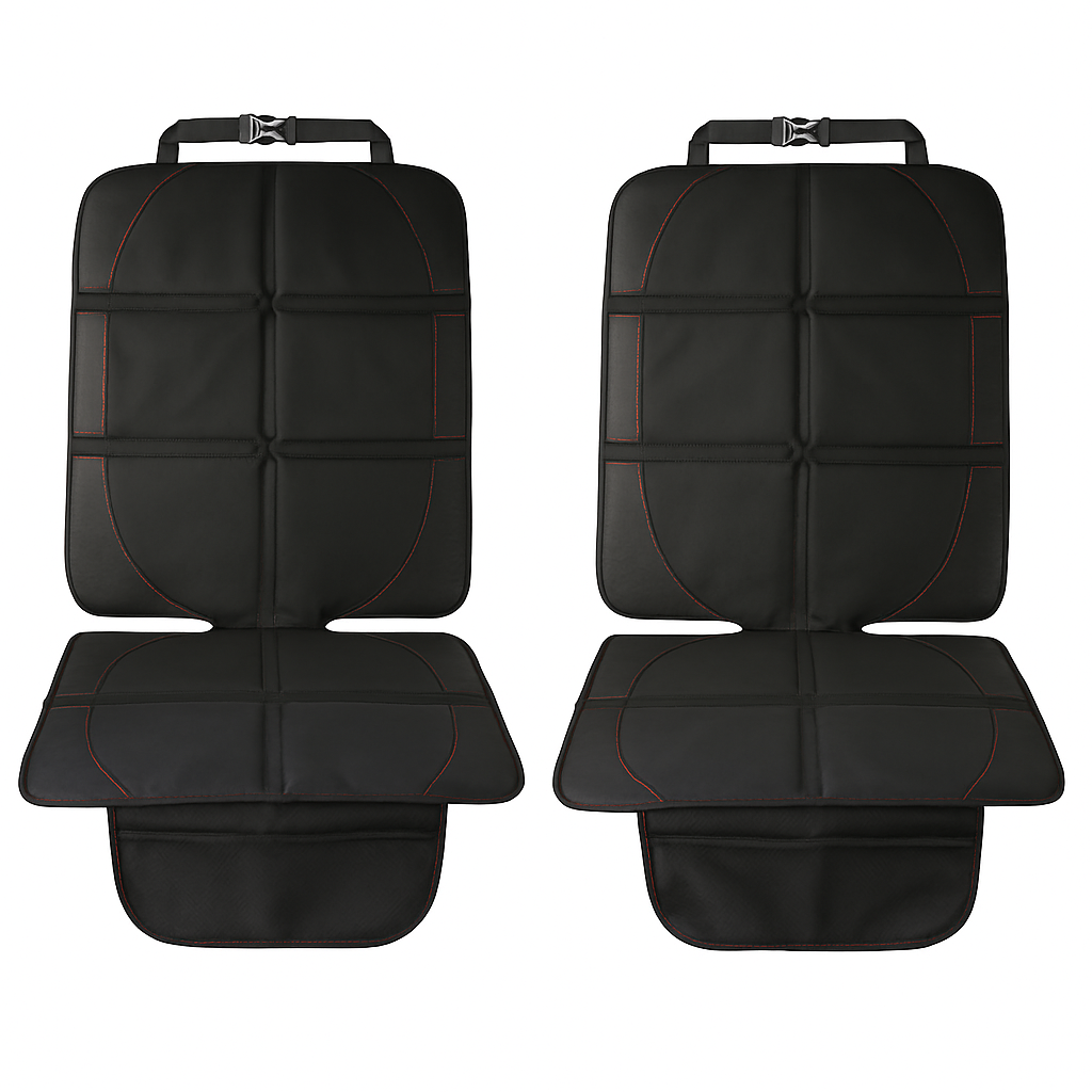 Car Seat Protector Cushion Mat, Thick Padding (2 Pack)