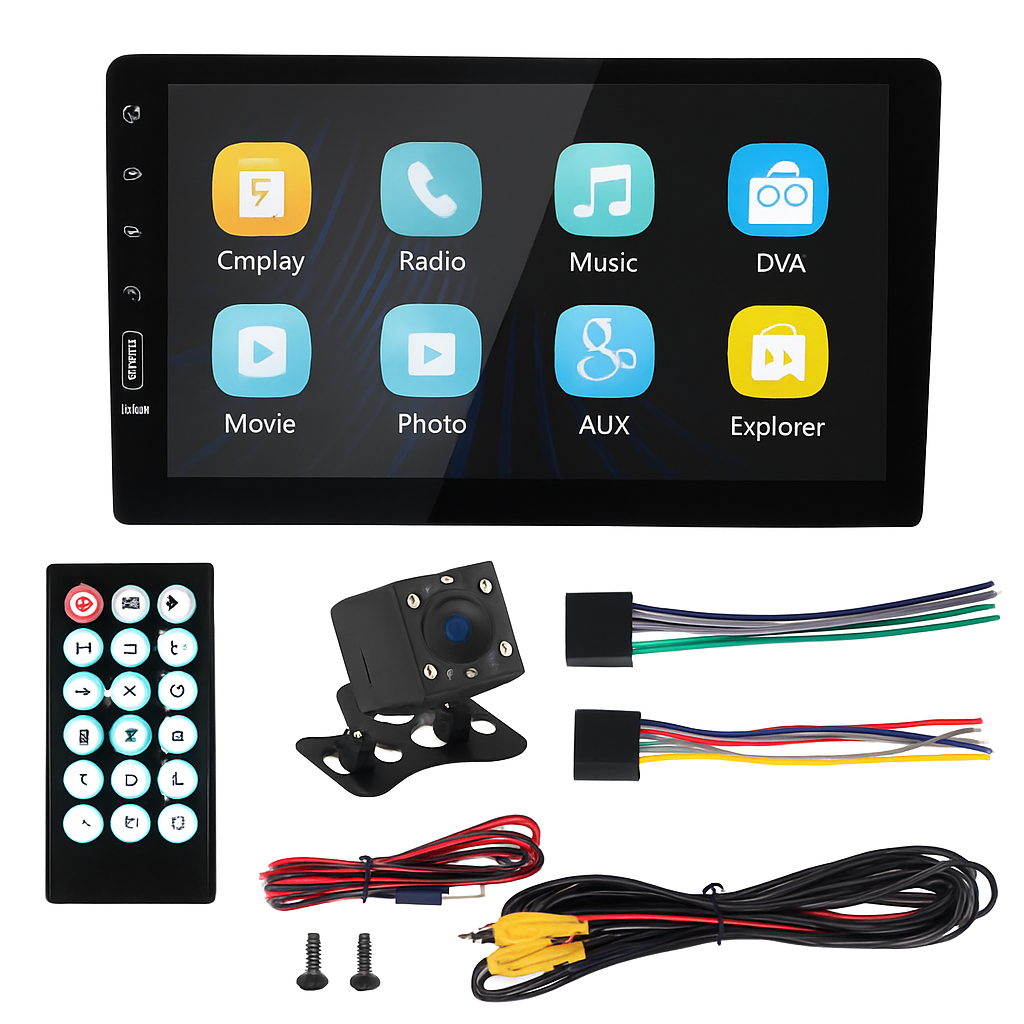Car MP5 Player with Touch Screen and Backup Camera