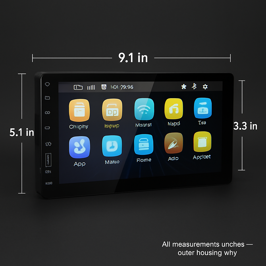 Car MP5 Player with Touch Screen and Backup Camera