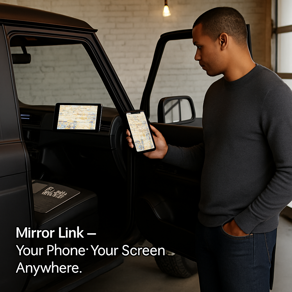 Car MP5 Player with Touch Screen and Backup Camera