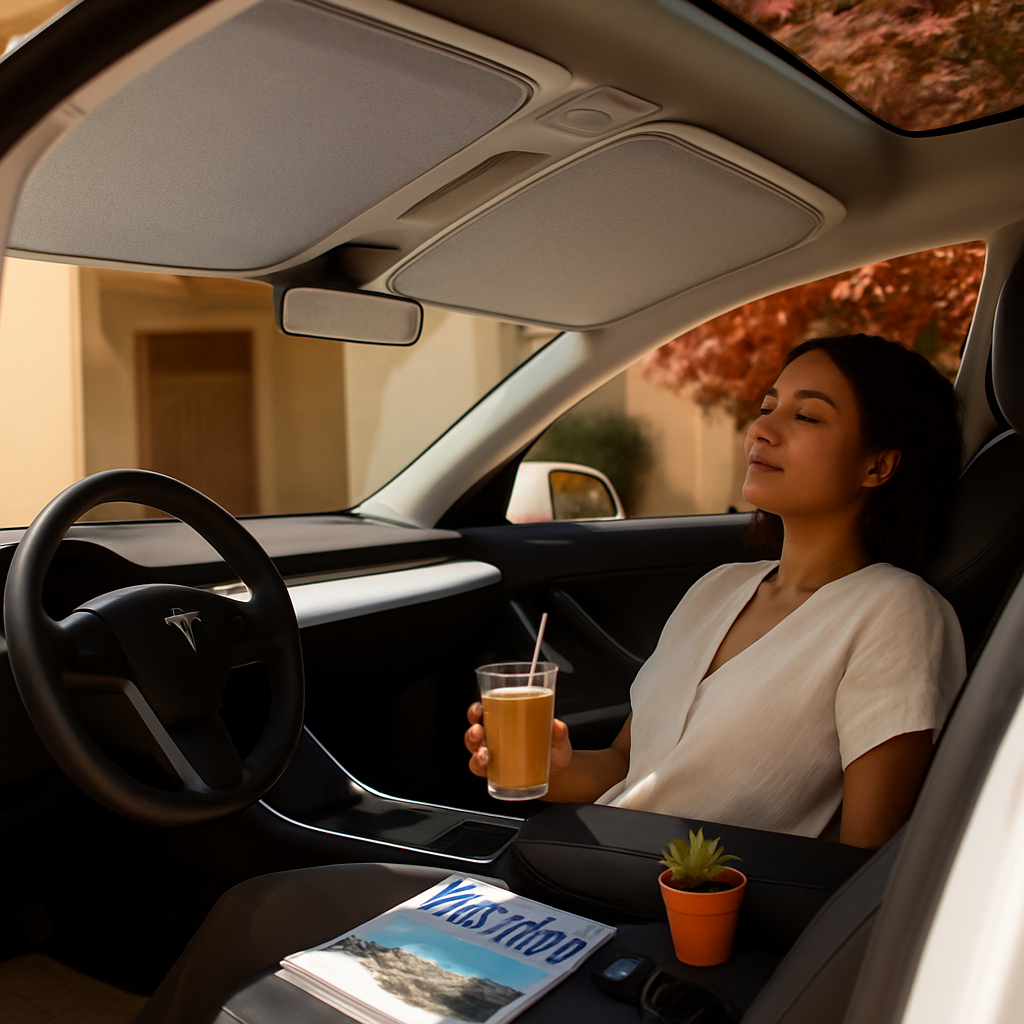 Sunshade Roof for Tesla Model Y - UV Protection & Anti-Sag