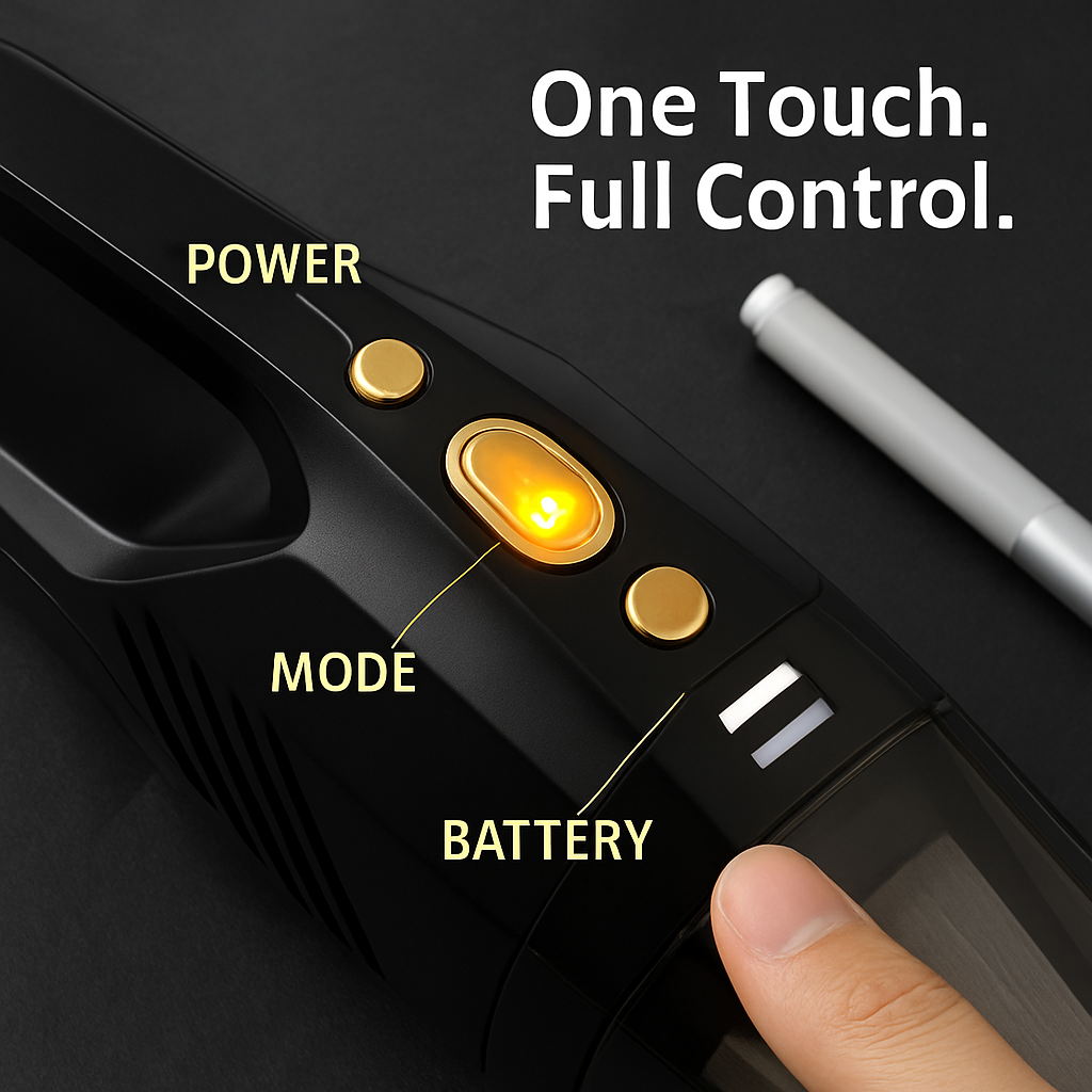 Cordless Handheld Car Vacuum Cleaner for Home & Auto