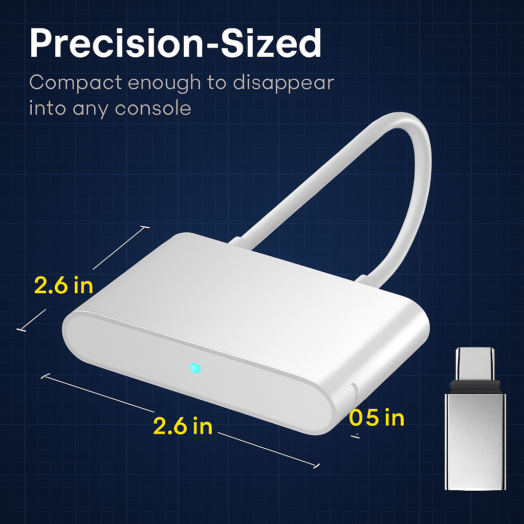 Wireless Car Adapter for In-car Infotainment System