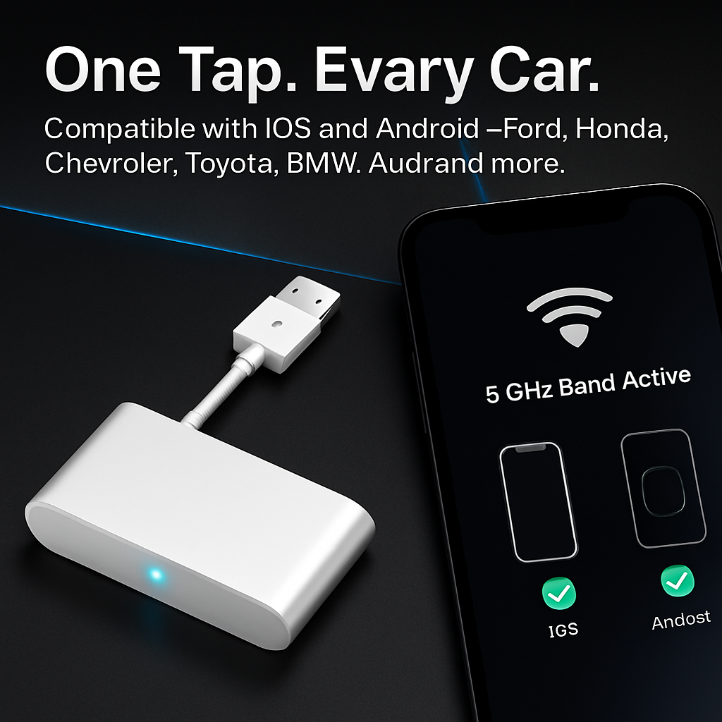 Wireless Car Adapter for In-car Infotainment System