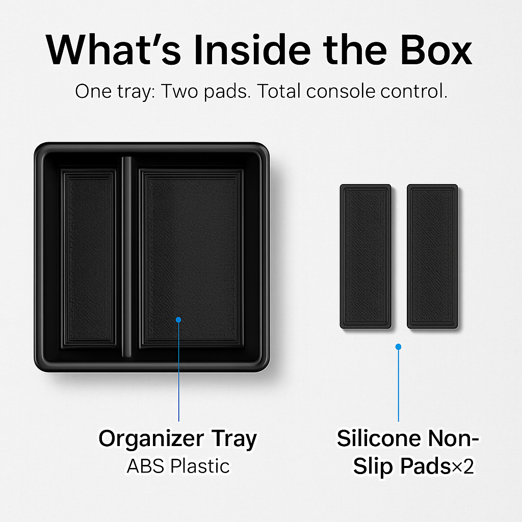 Center Console Organizer Tray for Tesla Model 3/Y 2021-2023