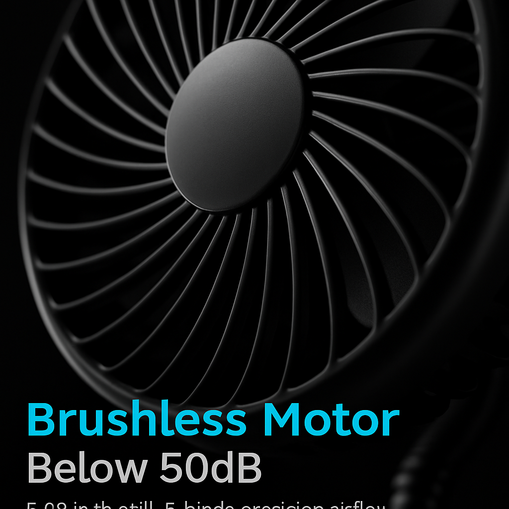 Car Cooling Fan Portable Rotatable Vehicle Fan