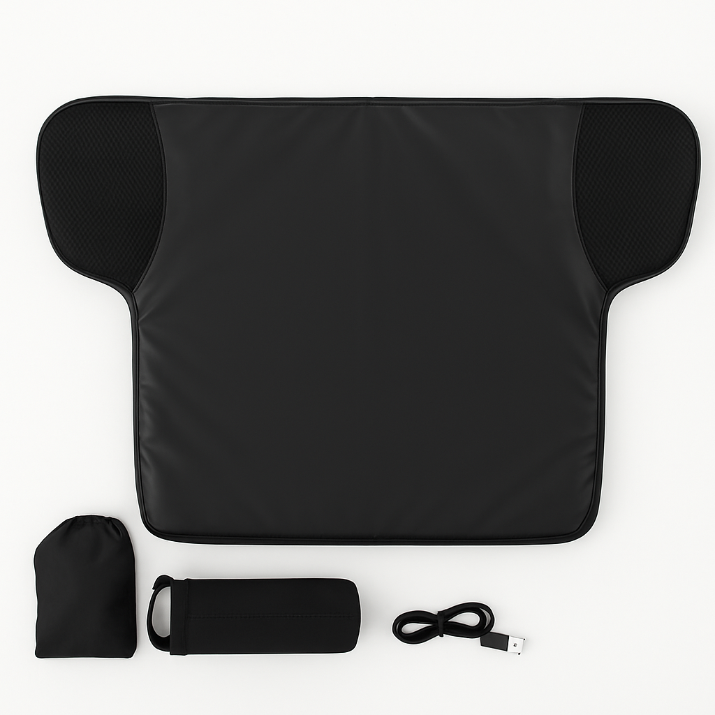 Water Cooling Seat Cushion With Dual Fans For Comfort