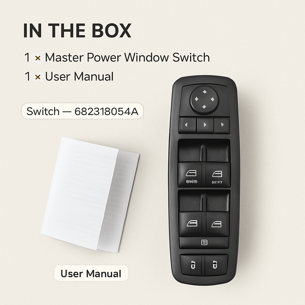 Power Window Switch for Charger/200 - Direct Fit