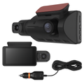 Dual Lens Car Dash Cam with Front and Interior Cameras