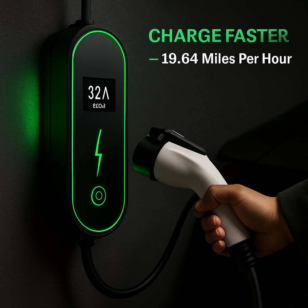 Portable Level 2 EV Charger for Home Use