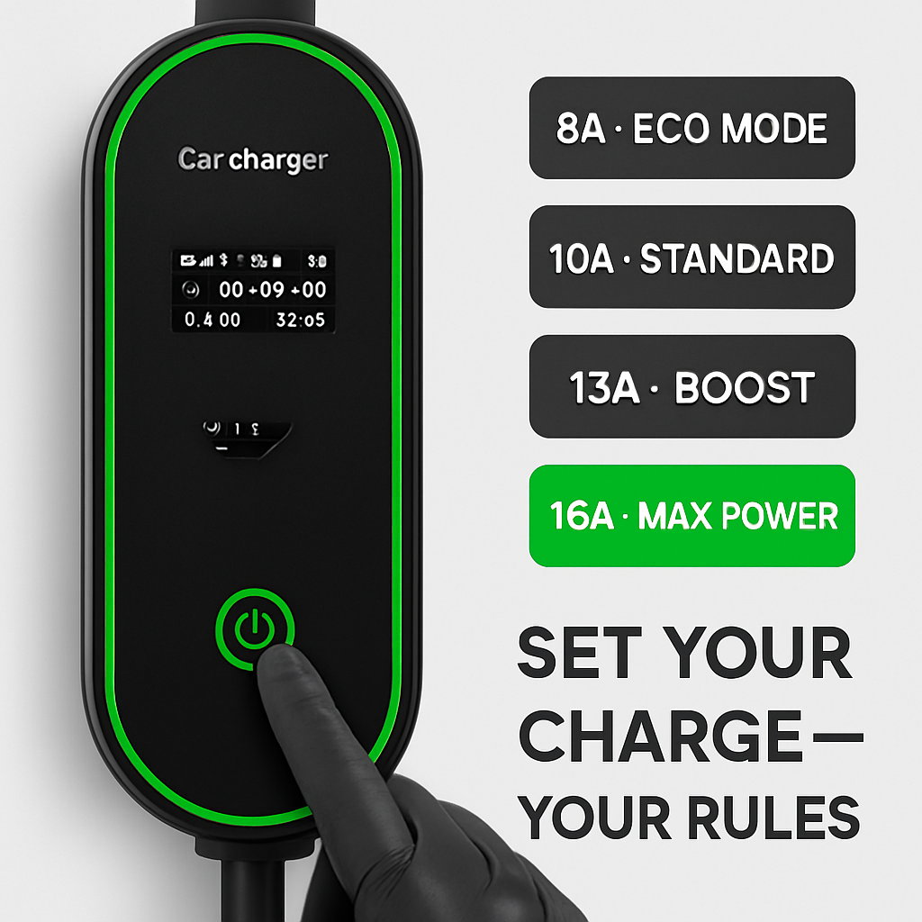 Portable Level 2 EV Charger for Home Use