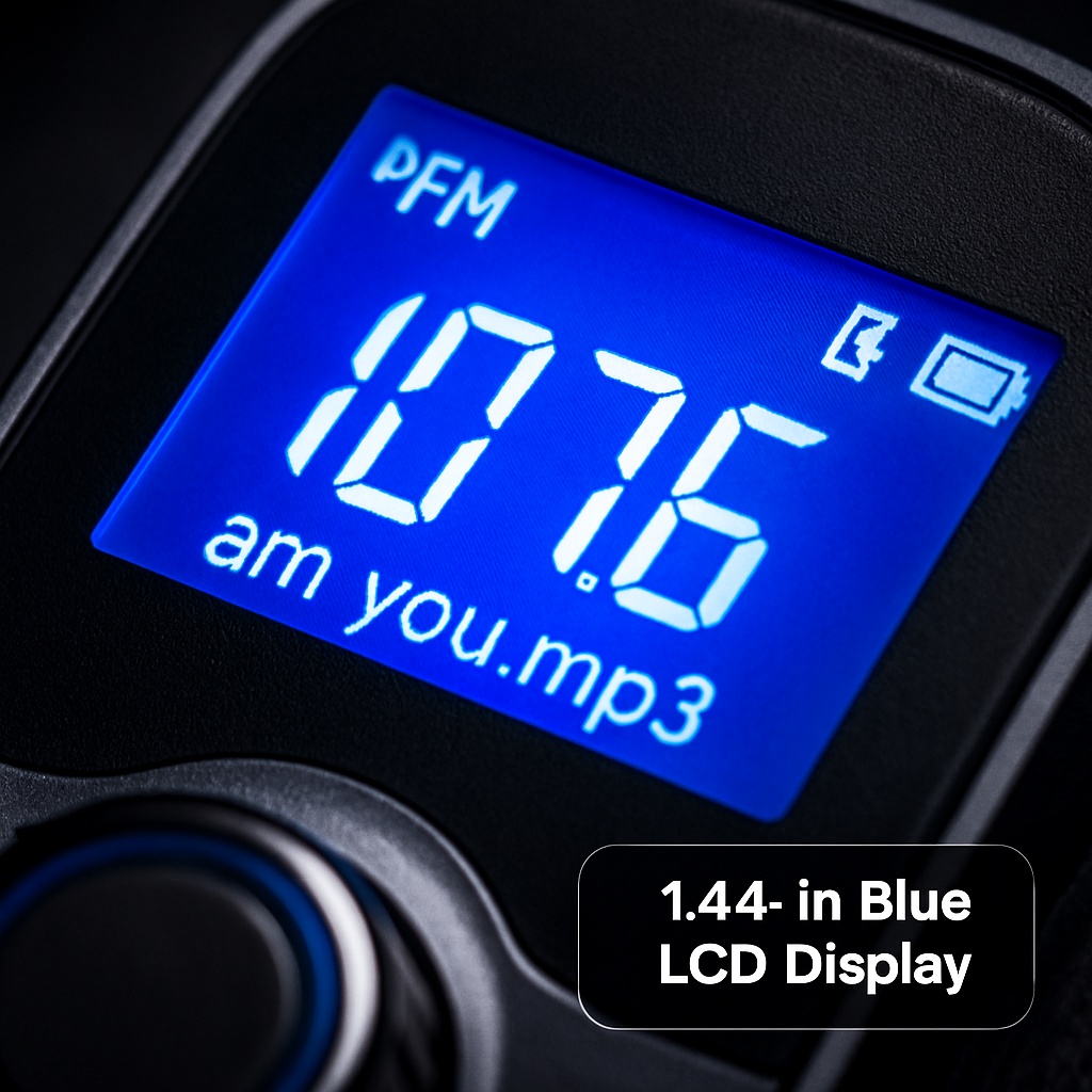 iMounTek Car Wireless FM Transmitter MP3 Player Hand-Free Call USB Charger AUX Input TF Card USB Flash Drive