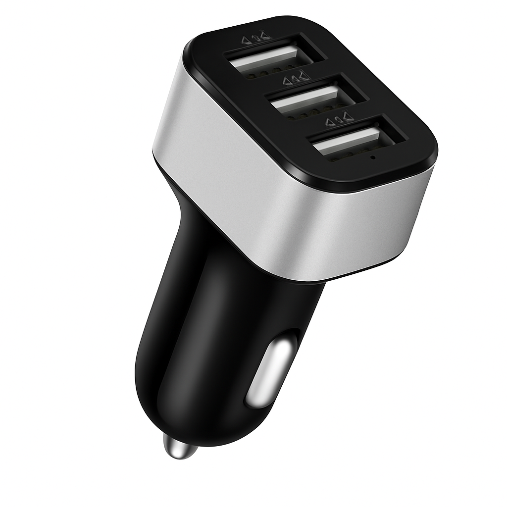 USB Car Charger 30W 5.5A 3 USB Port Cigarette Lighter Charger Adapter For iPhone XS/iPhone XS Max/iPhone 8 Plus/Galaxy S7/Galaxy S6