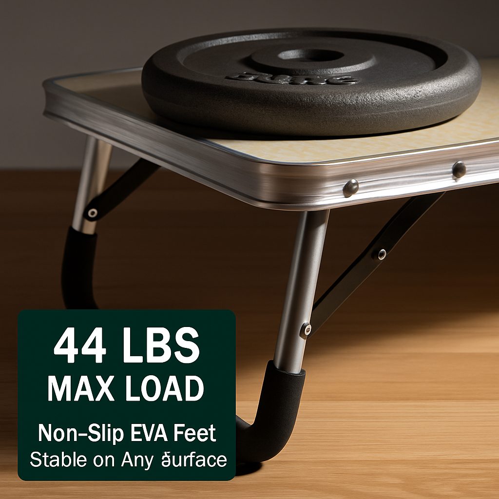 Foldable Laptop Table for Bed, Sofa and Desk
