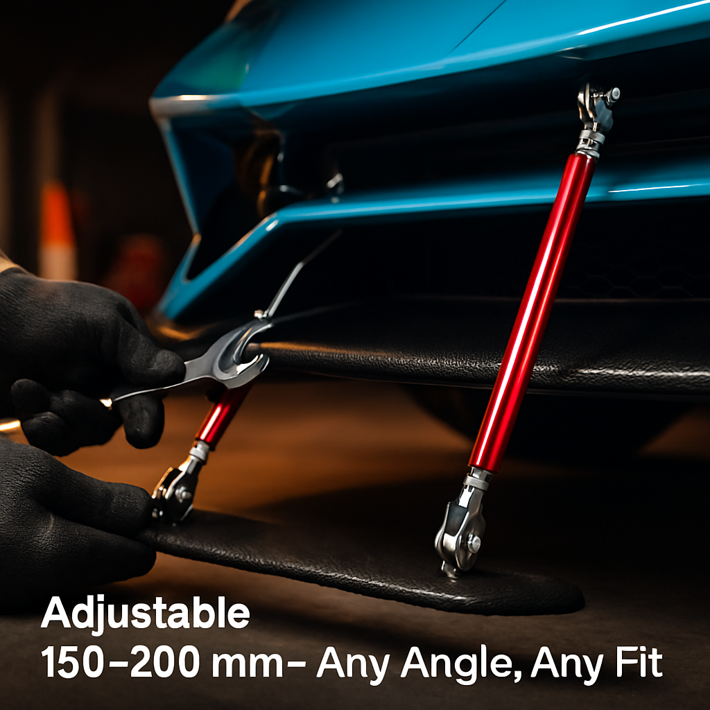 Splitter Rod Front Bumper Lip Support Rods