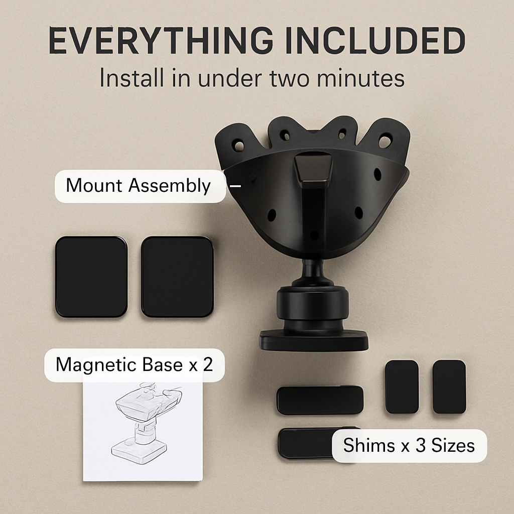 Car Phone Holder CD Slot Mount - Hands-Free, Universal Fit