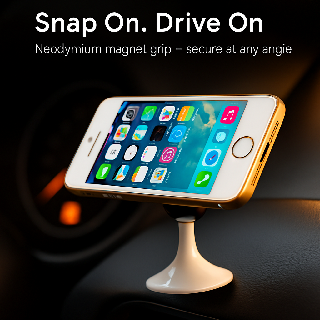 Universal Car Mount Kit Magnetic Metal Holder for Phone PDA GPS and Tablet