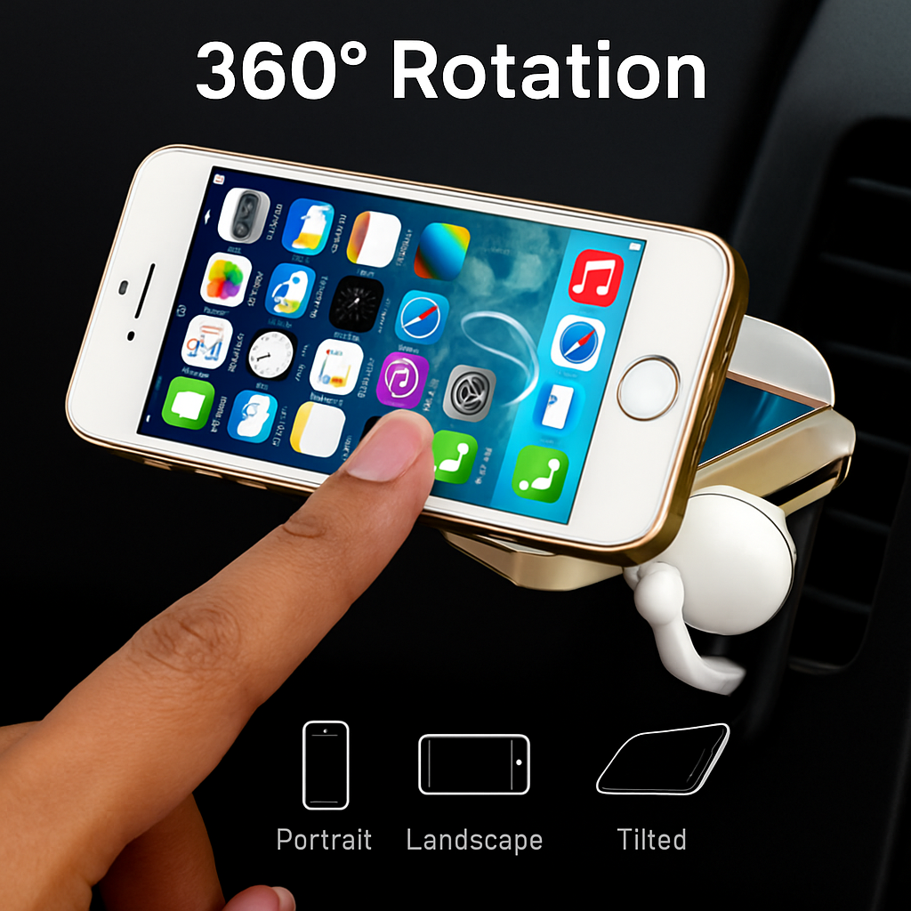Universal Car Mount Kit Magnetic Metal Holder for Phone PDA GPS and Tablet