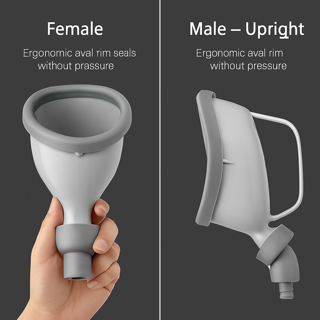 Portable Urinal Funnel for Men and Women