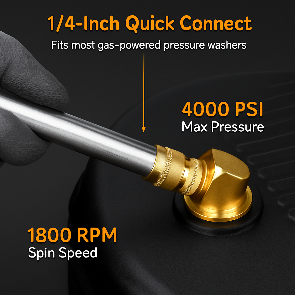 15in Surface Cleaner for 4000 PSI Power Washers