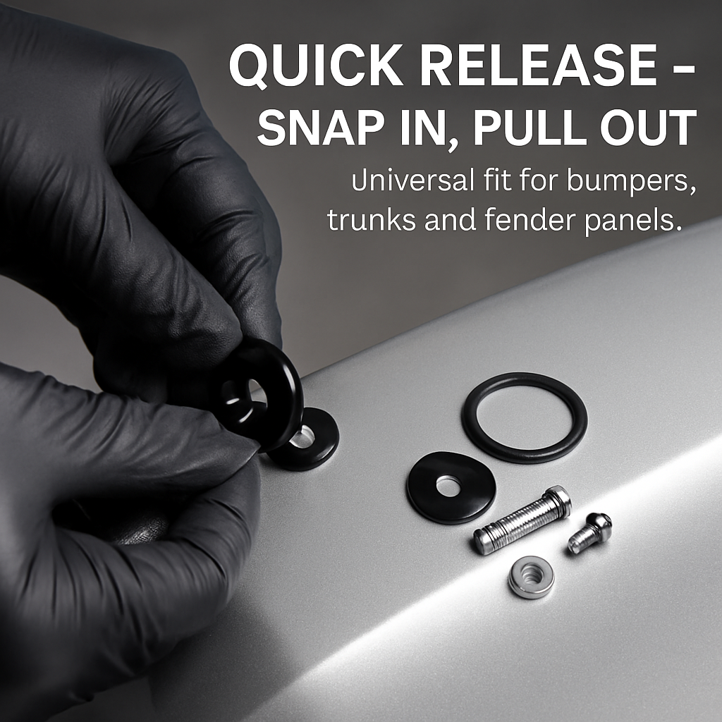 Car Quick Release Bumper Fasteners Kit for Front & Rear