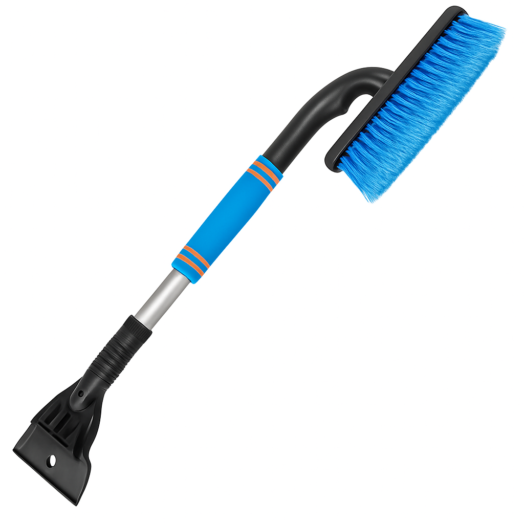 3-in-1 Windshield Ice Scraper with Extendable Tool