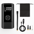 Car Tire Inflator Pump with LED Light, Portable Air Pump