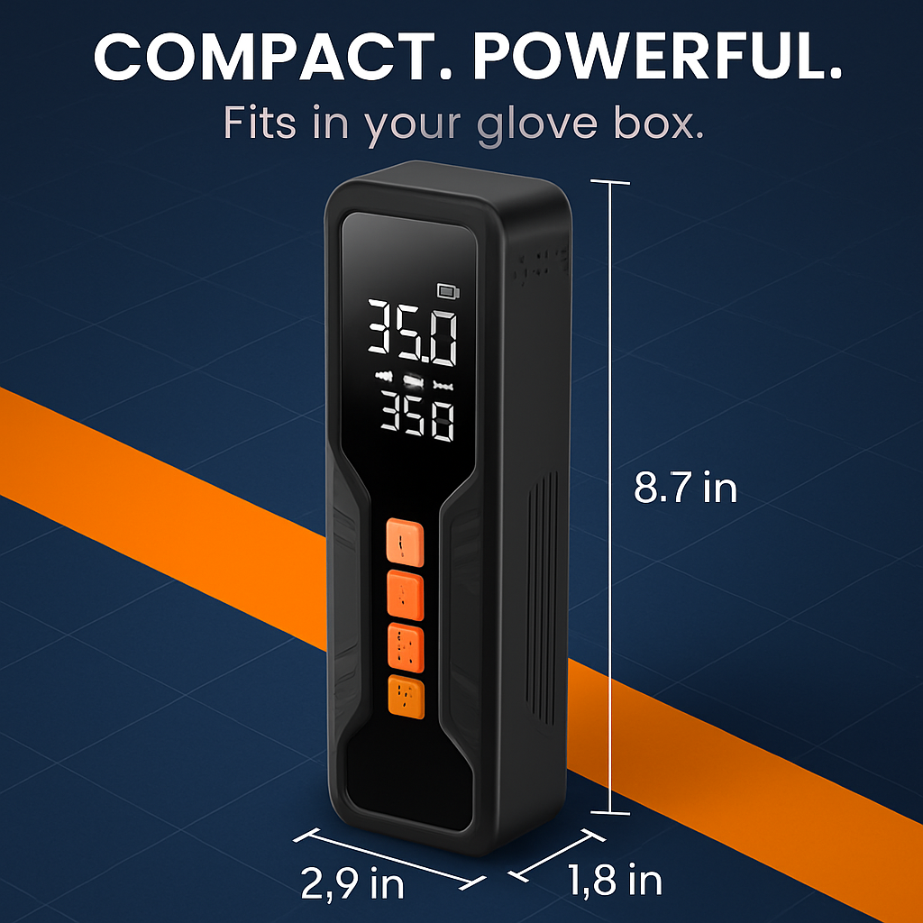 Portable Tire Inflator with Cordless Digital Pump