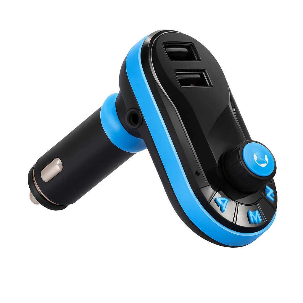 Car Wireless FM Transmitter Dual USB Charger Hands-free Call MP3 Player Aux-in LED Display Remote Controller