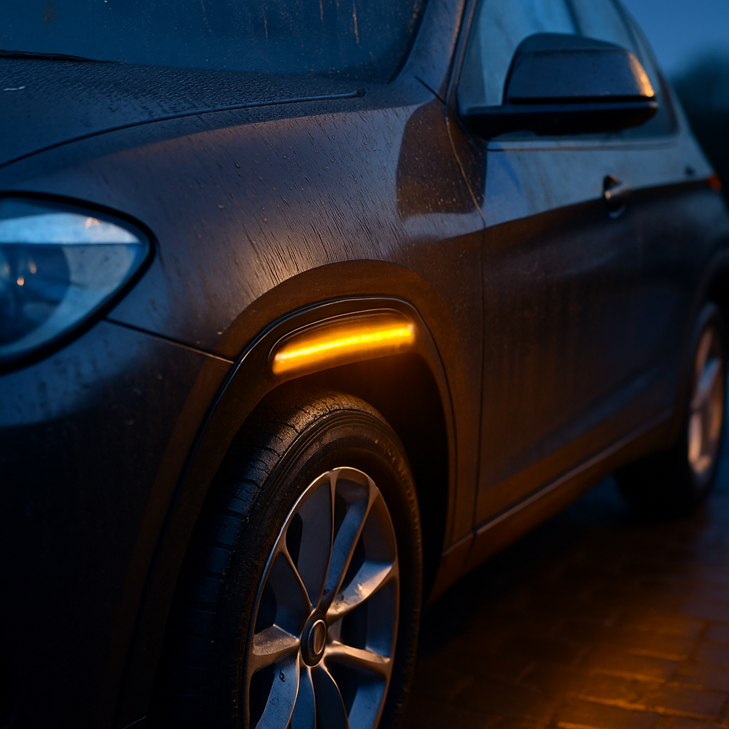 Side Marker Turn Signal Light Amber LED Blinker
