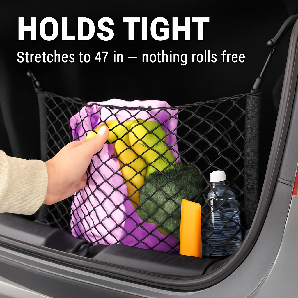 Trunk Cargo Net - Stretchable Universal Elastic Net