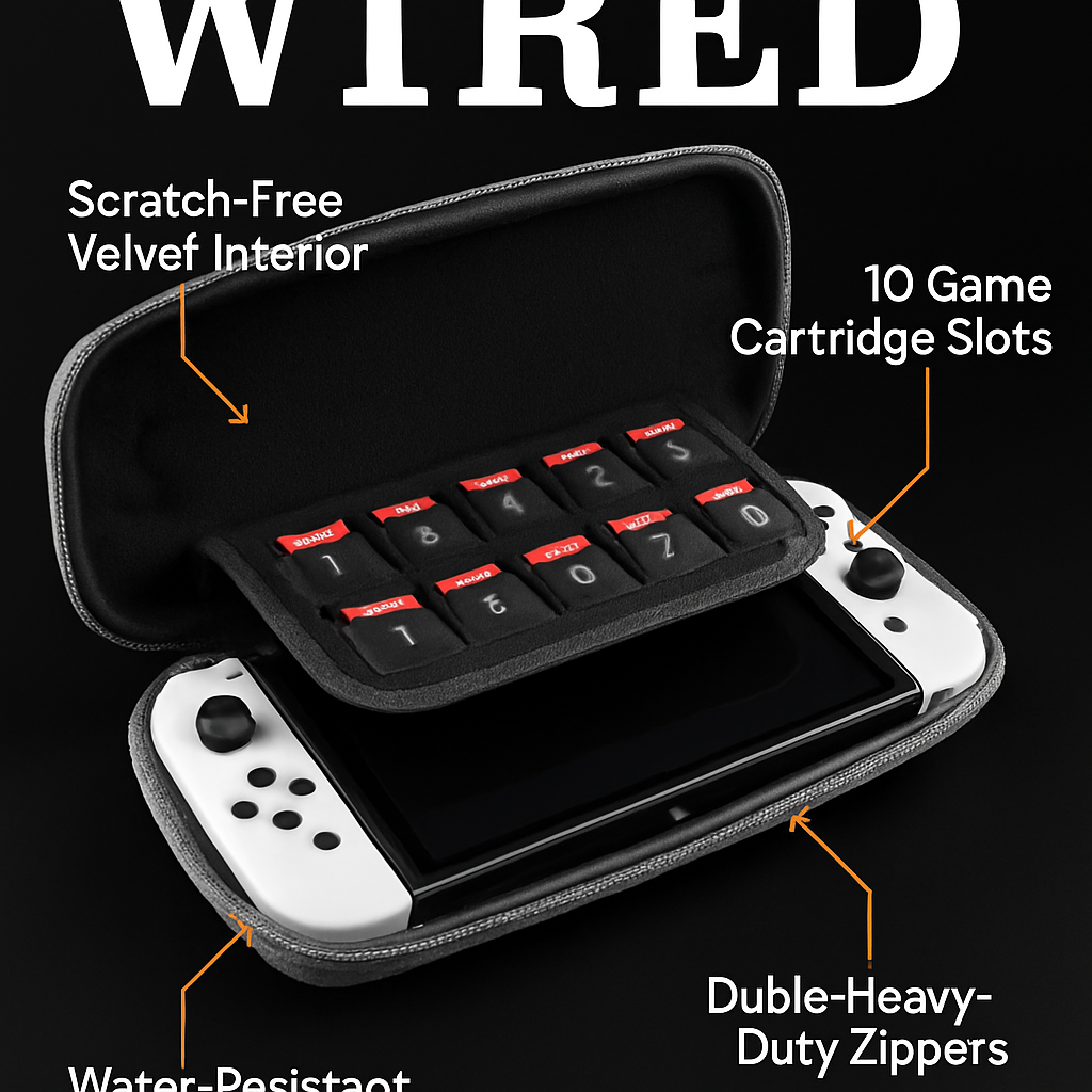 Carrying Case for Nintendo Switch Game Storage