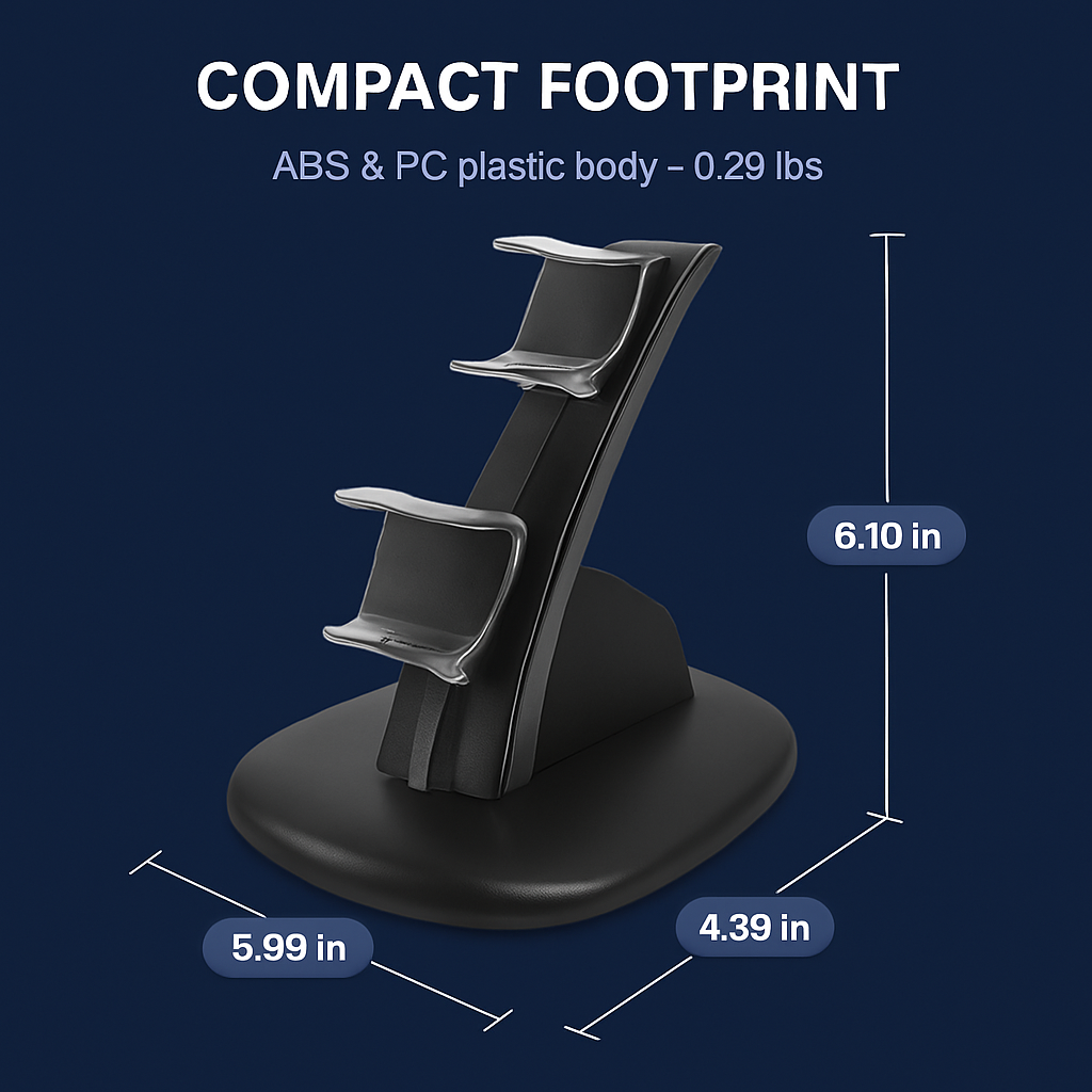 Charging Dock Station Dual Micro USB Charger Stand For PS4 Pro/PS4 Slim Gamepad Controller Handle Charging Station w/ Blue Indicator Game Lovers