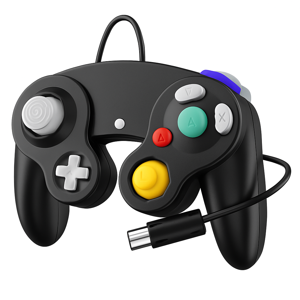 Shock Wired Game Controller for Nintendo Wii and GameCube