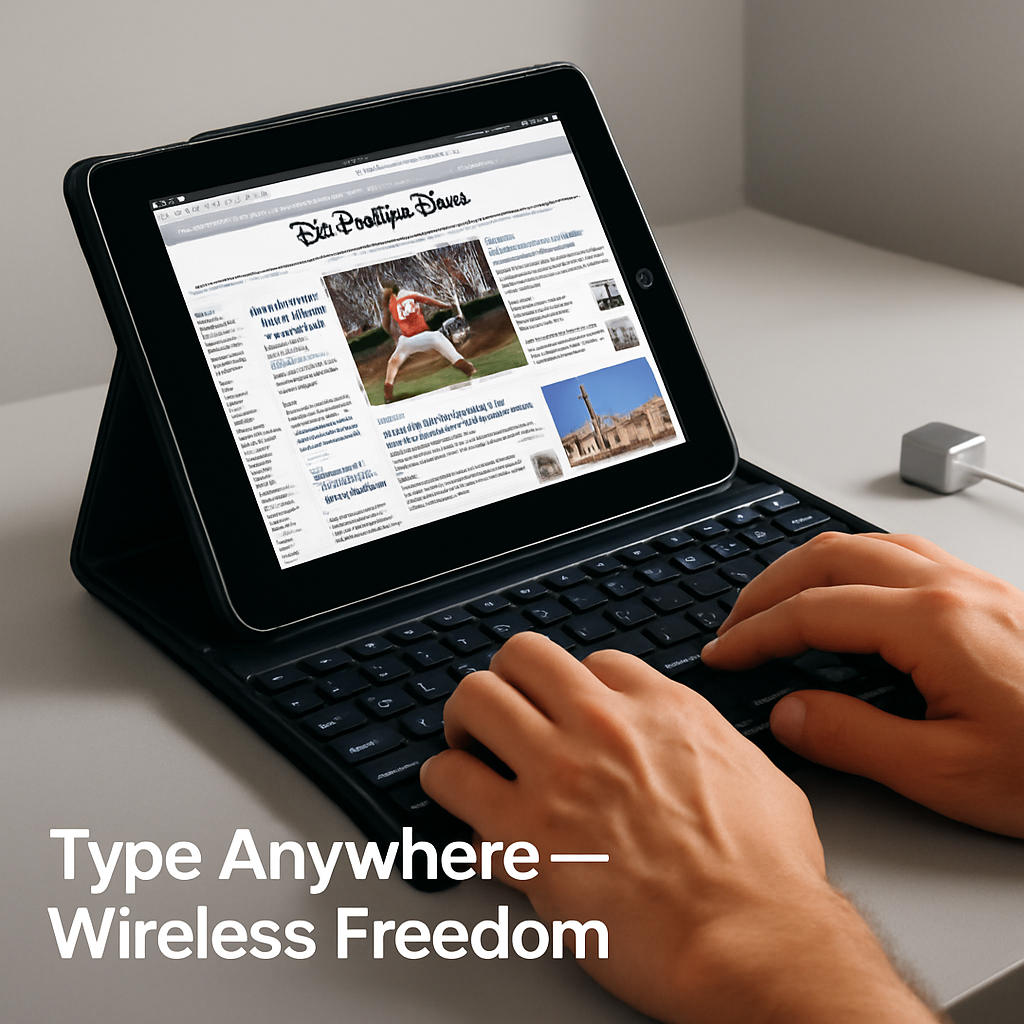 Wireless Keyboard Case Cover for iPad 2 Slim