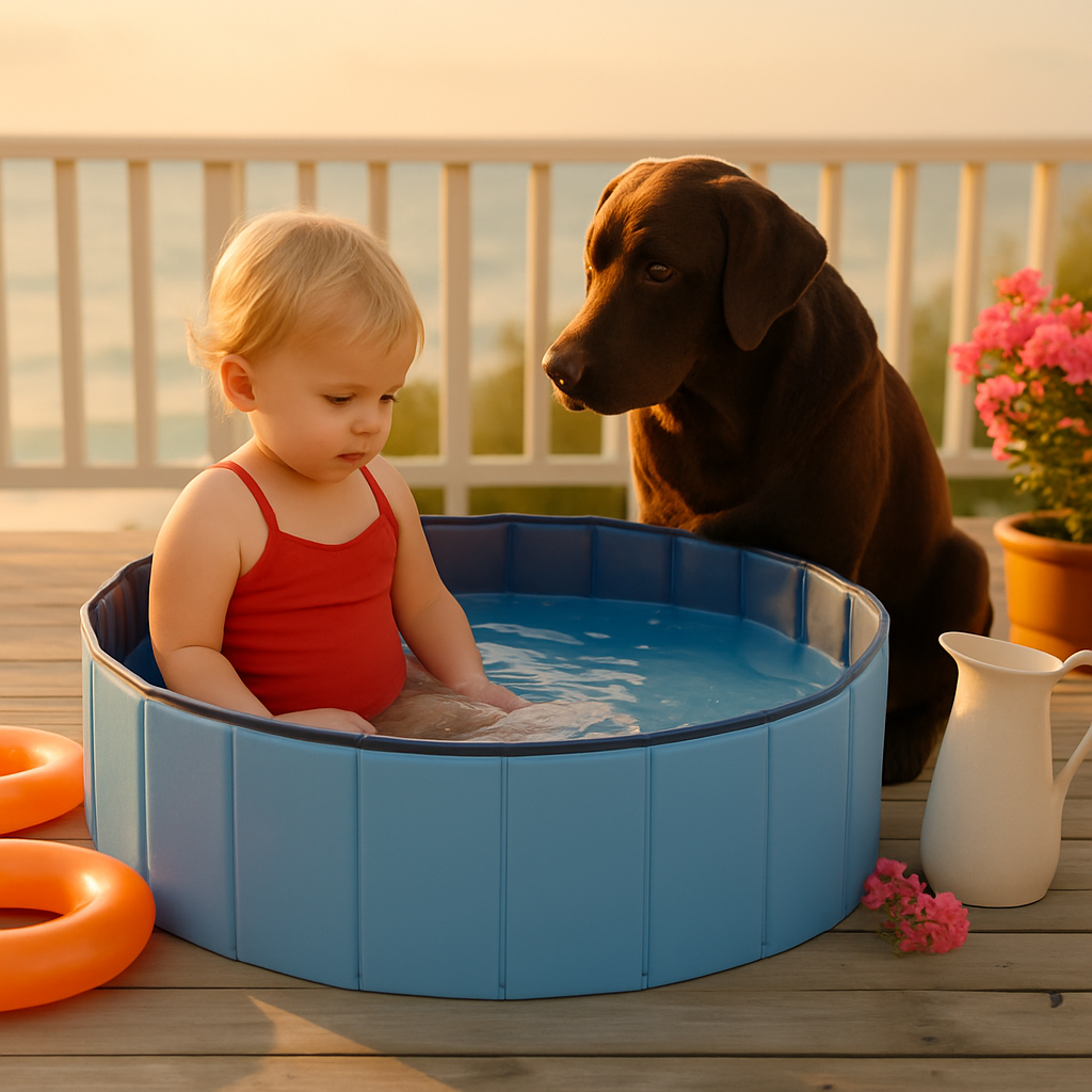 Foldable Pet Swimming Pool PVC Kiddie Baby Dog Swim Pool Bathing Tub Playmat Kids Pools
