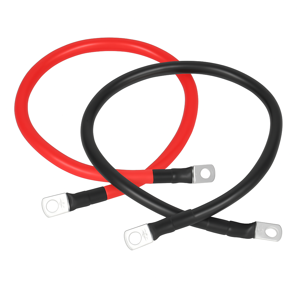 2 AWG Copper Battery Cables for Automotive & RV