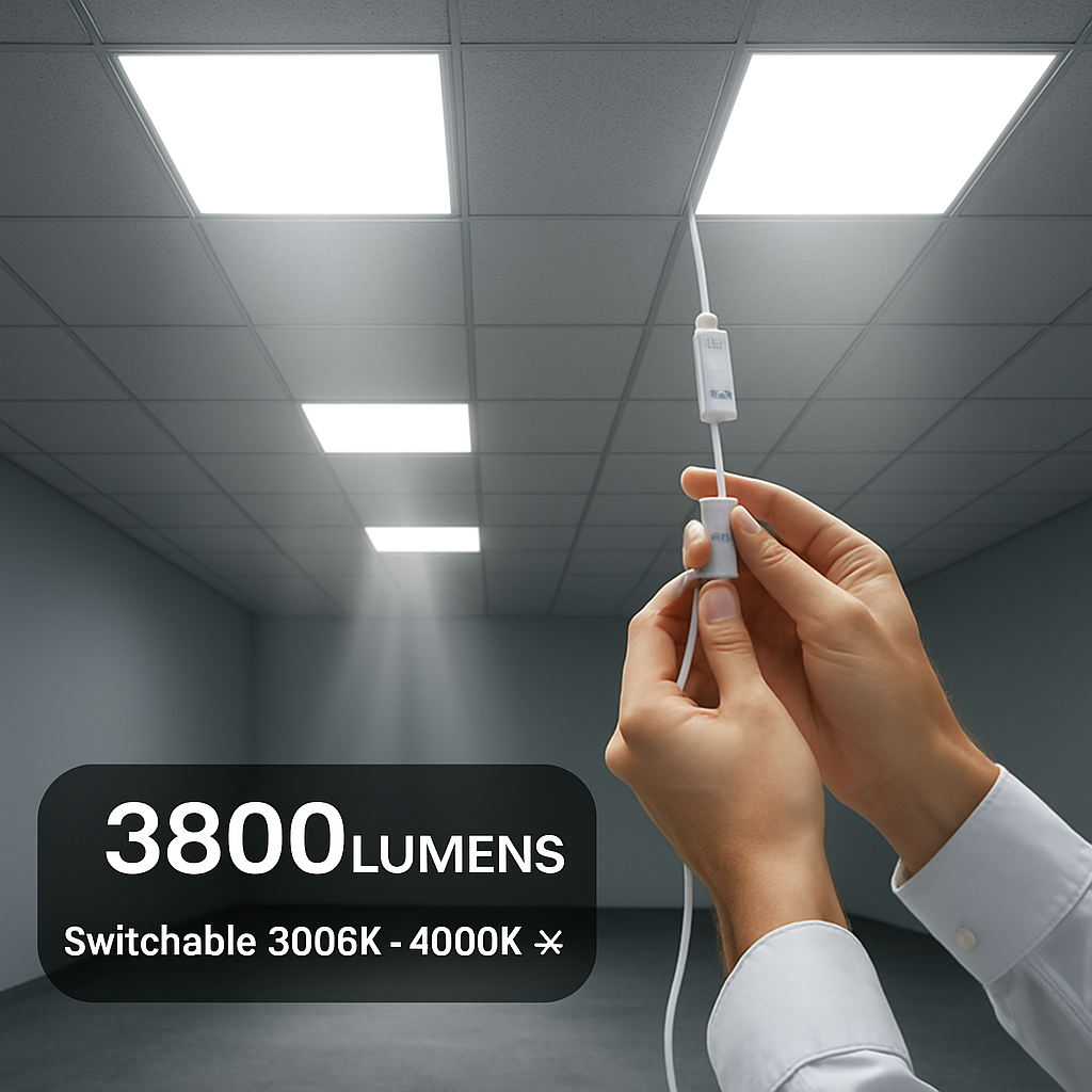 LED Panel Light for Ceiling Grids - Slim & Modern