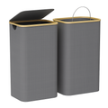 Collapsible Laundry Hamper with Lid – Foldable Basket