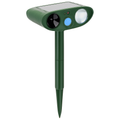 Solar Ultrasonic Animal Repeller with Flashing Light