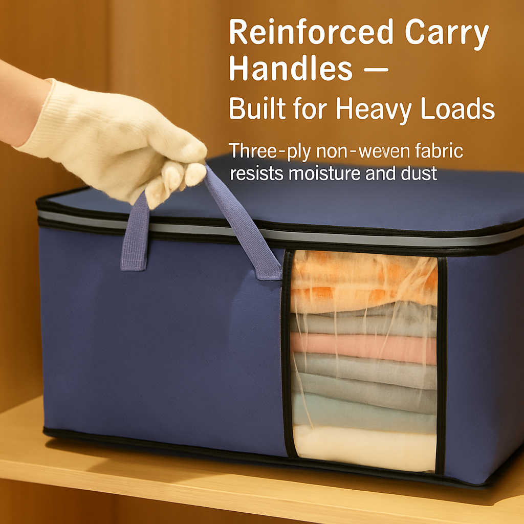 Clothes Storage Bag with Clear Window for Closet