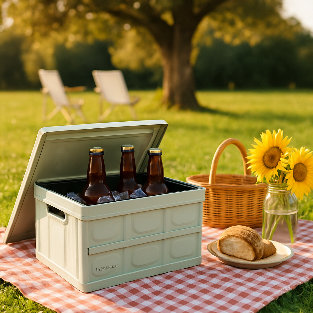 Collapsible Storage Bins with Dustproof Lid