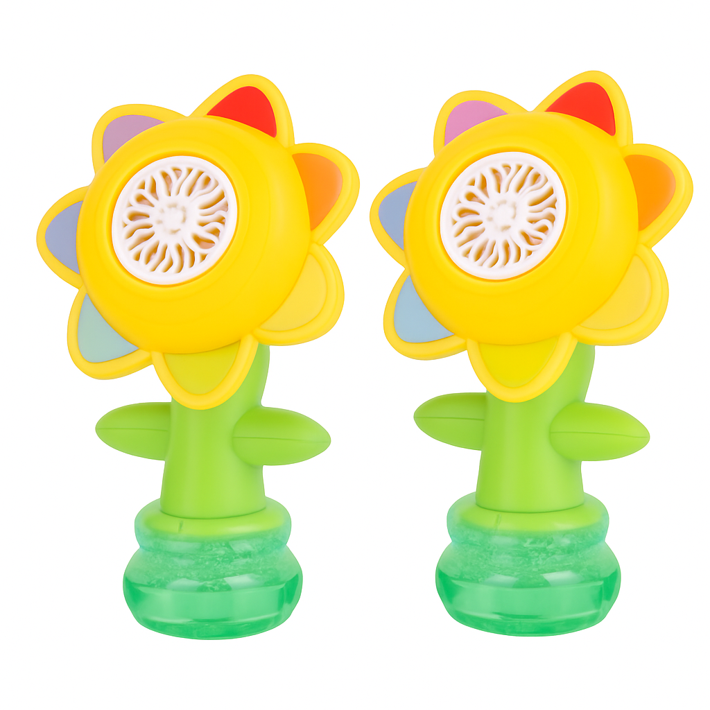 Bubble Machine with Lights for Kids - Dancing Sunflower