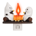 Ghost Campfire Flickering Night Light for Halloween Decor