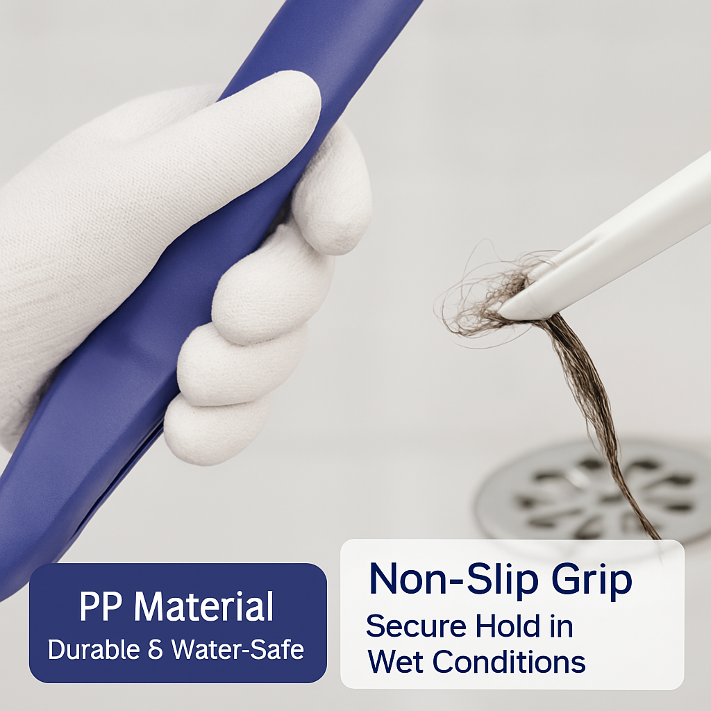 Rotating Crevice Cleaning Brush with Clip and Spade