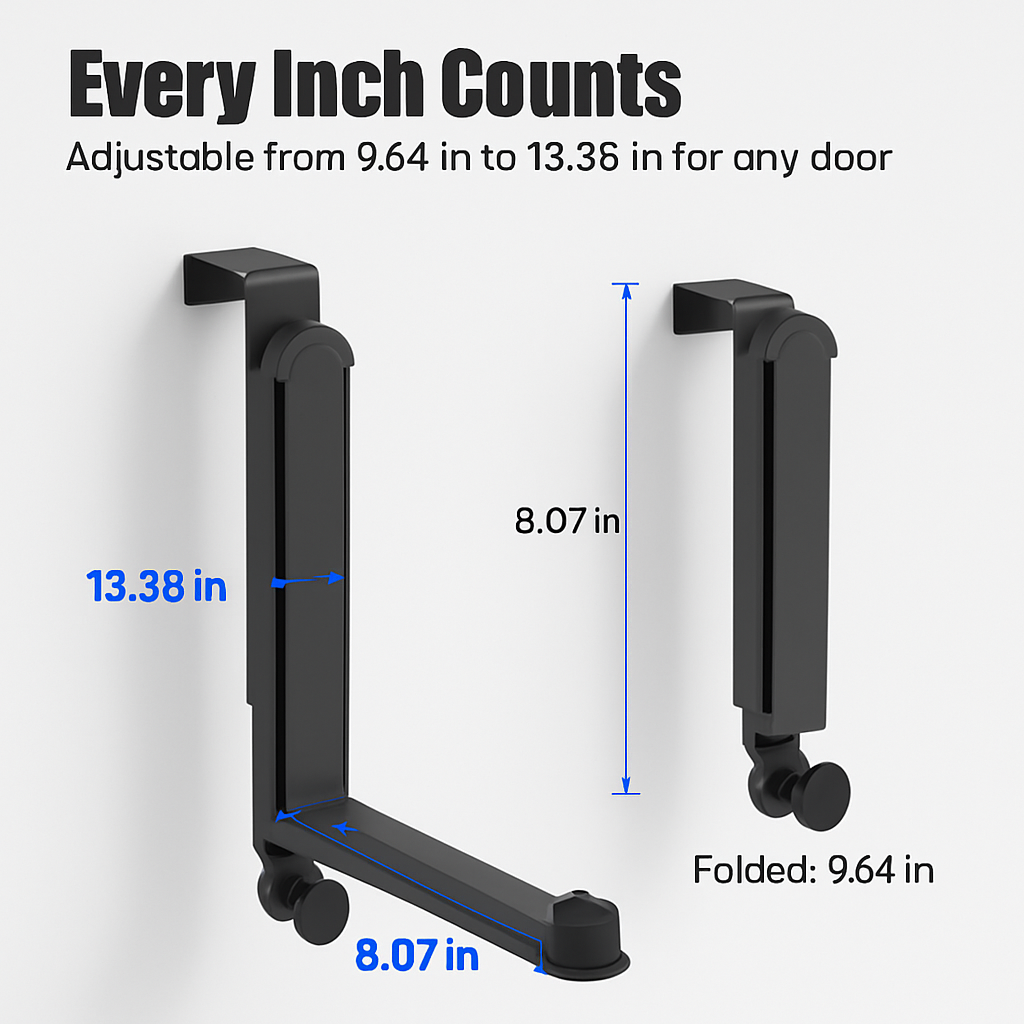 Over The Door Hanger Hooks for Clothes, Foldable